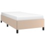 Cappuccino synthetic leather bed frame 80x200 cm by vidaXL, Beds and slatted bases - Ref: Foro24-347220, Price: 106,47 €, Dis...