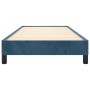 Blue velvet bed frame 100x200 cm by vidaXL, Beds and slatted bases - Ref: Foro24-346962, Price: 90,75 €, Discount: %