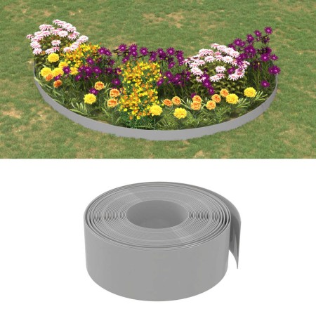 Garden edging 5 units gray polyethylene 10 m 20 cm by vidaXL, Garden edging and edging - Ref: Foro24-3155455, Price: 175,99 €...