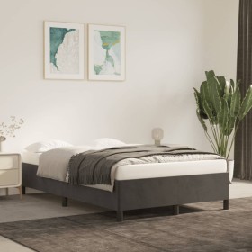 Dark gray velvet bed frame 120x200 cm by vidaXL, Beds and slatted bases - Ref: Foro24-347313, Price: 115,99 €, Discount: %