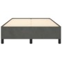 Dark gray velvet bed frame 120x200 cm by vidaXL, Beds and slatted bases - Ref: Foro24-347313, Price: 114,77 €, Discount: %