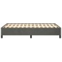 Dark gray velvet bed frame 120x200 cm by vidaXL, Beds and slatted bases - Ref: Foro24-347313, Price: 114,77 €, Discount: %