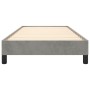 Light gray velvet bed frame 90x200 cm by vidaXL, Beds and slatted bases - Ref: Foro24-346952, Price: 76,46 €, Discount: %