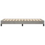 Light gray velvet bed frame 90x200 cm by vidaXL, Beds and slatted bases - Ref: Foro24-346952, Price: 76,46 €, Discount: %