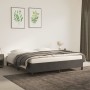 Estructura de cama de terciopelo gris oscuro 160x200 cm de vidaXL, Camas y somieres - Ref: Foro24-347331, Precio: 124,61 €, D...