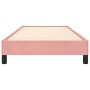 Pink velvet bed frame 100x200 cm by vidaXL, Beds and slatted bases - Ref: Foro24-346963, Price: 78,81 €, Discount: %