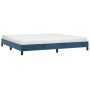 Blue velvet bed frame 200x200 cm by vidaXL, Beds and slatted bases - Ref: Foro24-346998, Price: 109,92 €, Discount: %