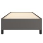 Gray synthetic leather bed frame 100x200 cm by vidaXL, Beds and slatted bases - Ref: Foro24-347237, Price: 104,74 €, Discount: %