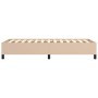 Estructura de cama de cuero sintético capuchino 90x200 cm de vidaXL, Camas y somieres - Ref: Foro24-347232, Precio: 108,55 €,...