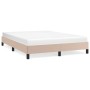 Estructura de cama de cuero sintético capuchino 140x200 cm de vidaXL, Camas y somieres - Ref: Foro24-346909, Precio: 119,41 €...