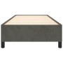 Estructura de cama de terciopelo gris oscuro 100x200 cm de vidaXL, Camas y somieres - Ref: Foro24-347307, Precio: 90,31 €, De...