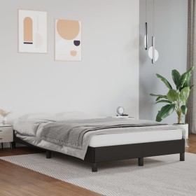 Estructura de cama de cuero sintético negro 120x200 cm de vidaXL, Camas y somieres - Ref: Foro24-346892, Precio: 93,99 €, Des...