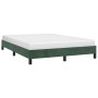 Estructura de cama de terciopelo verde 140x190 cm de vidaXL, Camas y somieres - Ref: Foro24-346973, Precio: 101,92 €, Descuen...