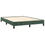 Estructura de cama de terciopelo verde 140x200 cm de vidaXL, Camas y somieres - Ref: Foro24-346979, Precio: 96,59 €, Descuent...