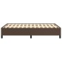 Estructura de cama de cuero sintético marrón 120x200 cm de vidaXL, Camas y somieres - Ref: Foro24-347242, Precio: 128,99 €, D...