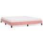 Pink velvet bed frame 180x200 cm by vidaXL, Beds and slatted bases - Ref: Foro24-346993, Price: 108,90 €, Discount: %