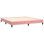 Pink velvet bed frame 180x200 cm by vidaXL, Beds and slatted bases - Ref: Foro24-346993, Price: 108,90 €, Discount: %