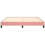 Pink velvet bed frame 160x200 cm by vidaXL, Beds and slatted bases - Ref: Foro24-346987, Price: 122,51 €, Discount: %