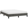 Dark gray velvet bed frame 140x200 cm by vidaXL, Beds and slatted bases - Ref: Foro24-346977, Price: 102,99 €, Discount: %