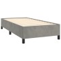 Estructura de cama de terciopelo gris claro 90x200 cm de vidaXL, Camas y somieres - Ref: Foro24-347300, Precio: 91,62 €, Desc...