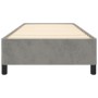 Light gray velvet bed frame 90x200 cm by vidaXL, Beds and slatted bases - Ref: Foro24-347300, Price: 91,13 €, Discount: %