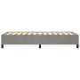 Light gray velvet bed frame 90x200 cm by vidaXL, Beds and slatted bases - Ref: Foro24-347300, Price: 91,13 €, Discount: %