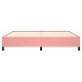 Estructura de cama de terciopelo rosa 200x200 cm de vidaXL, Camas y somieres - Ref: Foro24-347347, Precio: 128,99 €, Descuent...