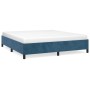 Estructura de cama de terciopelo azul 180x200 cm de vidaXL, Camas y somieres - Ref: Foro24-347340, Precio: 143,57 €, Descuent...