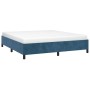 Estructura de cama de terciopelo azul 180x200 cm de vidaXL, Camas y somieres - Ref: Foro24-347340, Precio: 143,57 €, Descuent...