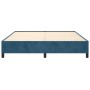 Estructura de cama de terciopelo azul 180x200 cm de vidaXL, Camas y somieres - Ref: Foro24-347340, Precio: 143,57 €, Descuent...