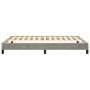 Estructura de cama de terciopelo gris claro 140x190 cm de vidaXL, Camas y somieres - Ref: Foro24-346970, Precio: 95,77 €, Des...