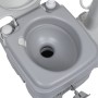 Set de lavabo con pedestal e inodoro portátil para camping gris de vidaXL, Camping y senderismo - Ref: Foro24-30140, Precio: ...