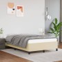 Cream synthetic leather bed frame 120x200 cm by vidaXL, Beds and slatted bases - Ref: Foro24-347241, Price: 121,99 €, Discoun...