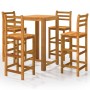 Garden bar furniture set 5 pieces solid acacia wood by vidaXL, Garden sets - Ref: Foro24-3116017, Price: 376,93 €, Discount: %