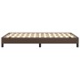 Brown synthetic leather bed frame 120x200 cm by vidaXL, Beds and slatted bases - Ref: Foro24-346895, Price: 107,99 €, Discoun...