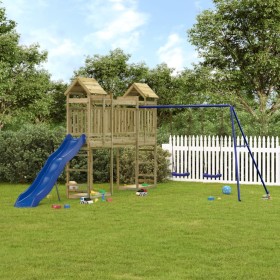 Spielplatz im Freien aus imprägniertem Kiefernholz von vidaXL, Schaukeln und Spielgeräte - Ref: Foro24-3156957, Preis: 729,99...