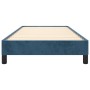 Blue velvet bed frame 90x200 cm by vidaXL, Beds and slatted bases - Ref: Foro24-346956, Price: 72,35 €, Discount: %