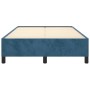 Estructura de cama de terciopelo azul 120x200 cm de vidaXL, Camas y somieres - Ref: Foro24-347316, Precio: 139,85 €, Descuent...