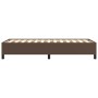 Estructura de cama de cuero sintético marrón 100x200 cm de vidaXL, Camas y somieres - Ref: Foro24-347236, Precio: 99,91 €, De...