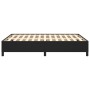 Black synthetic leather bed frame 140x190 cm by vidaXL, Beds and slatted bases - Ref: Foro24-347245, Price: 123,99 €, Discoun...