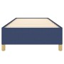 Estructura de cama de tela azul 90x200 cm de vidaXL, Camas y somieres - Ref: Foro24-347139, Precio: 107,06 €, Descuento: %