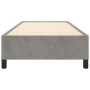 Light gray velvet bed frame 100x200 cm by vidaXL, Beds and slatted bases - Ref: Foro24-347306, Price: 89,89 €, Discount: %