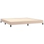 Estructura de cama de cuero sintético capuchino 200x200 cm de vidaXL, Camas y somieres - Ref: Foro24-346927, Precio: 126,93 €...