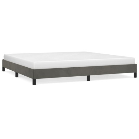 Dunkelgrauer Samtbettrahmen 180x200 cm von vidaXL, Betten und Lattenroste - Ref: Foro24-346995, Preis: 114,85 €, Rabatt: %