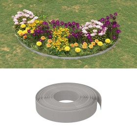 Borduras de jardín 5 uds polietileno gris 10 m 10 cm de vidaXL, Ribetes y bordes para jardín - Ref: Foro24-3155431, Precio: 6...