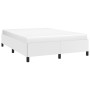 Estructura de cama de cuero sintético blanco 140x200 cm de vidaXL, Camas y somieres - Ref: Foro24-347252, Precio: 125,48 €, D...