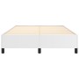 Estructura de cama de cuero sintético blanco 140x200 cm de vidaXL, Camas y somieres - Ref: Foro24-347252, Precio: 125,48 €, D...