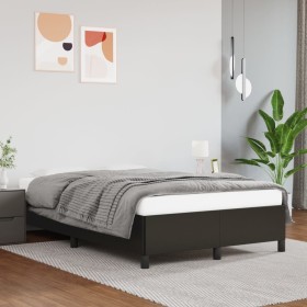 Black synthetic leather bed frame 120x200 cm by vidaXL, Beds and slatted bases - Ref: Foro24-347239, Price: 140,51 €, Discoun...