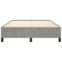 Estructura de cama de terciopelo gris claro 140x200 cm de vidaXL, Camas y somieres - Ref: Foro24-347324, Precio: 146,48 €, De...