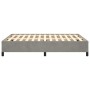 Estructura de cama de terciopelo gris claro 140x200 cm de vidaXL, Camas y somieres - Ref: Foro24-347324, Precio: 146,48 €, De...